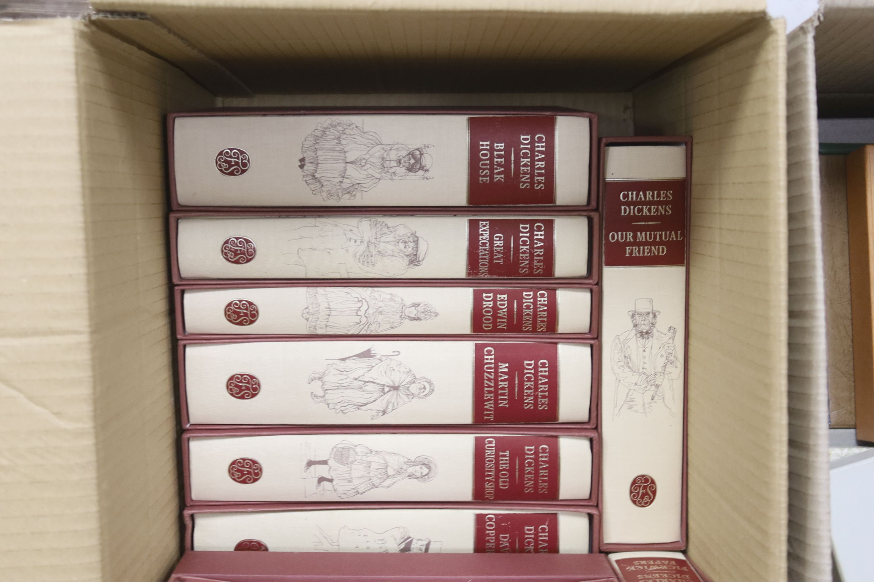 A mixed collection of cased Folio Society editions